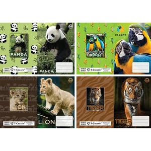 Füzetborító A5 Wild animals T-Creativ, vegyes minták 