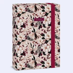 Füzetbox A4 Ars Una 24' Flowery pink (5375) 50853755