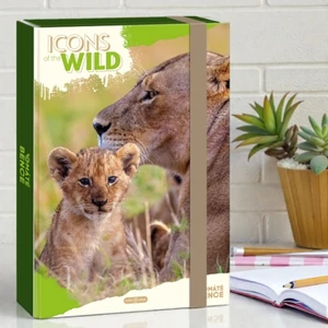 Ars Una A4 Füzetbox 25' Icons Of The Wild-Lions oroszl 50855049 prémium minőség