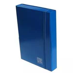 FüzetboxA4 Blasetti One Color 5cm kék