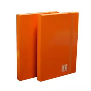 Füzetbox Blasetti A4 One Color (3cm) narancs  5740 