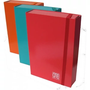 FüzetboxA4 Blasetti One Color (7cm) piros