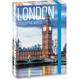 Füzetbox A5 Ars Una gumis Cities - London '19 90869273 prémium