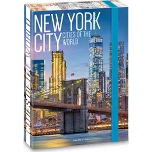 Füzetbox A5 Ars Una gumis Cities - New York '19 90869310 prémium