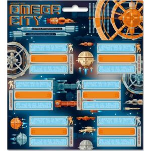 Füzetcímke Ars Una Omega City - Űrhajós 19 (908) csomagolt kollekció