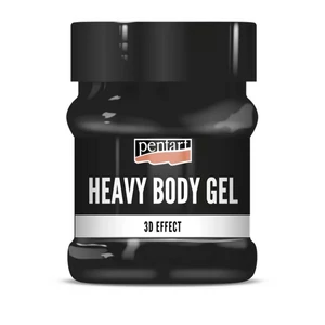 Gélpaszta fényes 230ml Pentart, sűrű fekete