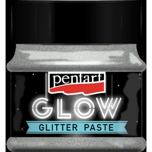 Glitterpaszta 50ml Pentart ezüst glow
