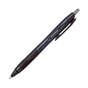 Golyóstoll 0,35mm Uni nyomógombos, fekete tolltest, SXN-157S Jetstream Sport Eco, fekete
