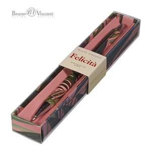 Golyóstoll Bruno Visconti 0,7mm kék, fém test Palm leaves 20-0263/18