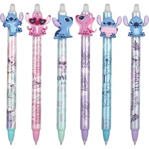 Golyóstoll radírozható Stitch Pasztell kék íráskép Colorino