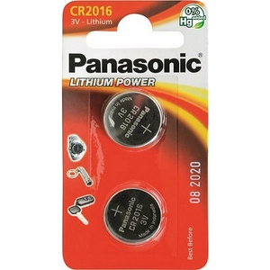 Gombelem Panasonic CR2016 2 db