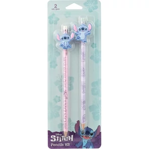 Grafitceruza HB Stitch 3 kerek radírral 2 db/bliszter Colorino