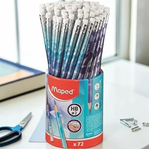 Grafitceruza HB Maped háromszögletű radírral Arctic jégvilág Grafitceruzák radírvéggel 1db/ár