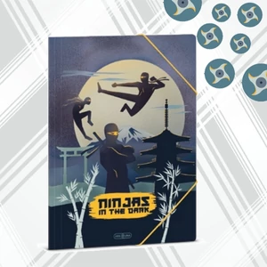 Gumis Mappa A4 Ars Una 25 Ninjas In The Dark (5457) 25 50214570