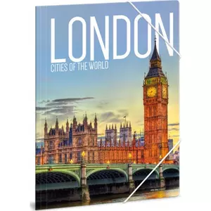 Gumis mappa A4 Ars Una Cities-London 21' 50211111 prémium
