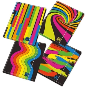 Gumis mappa A4 Blasetti One Color 1,2 cm Black