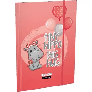 Gumis mappa A4 Lizzy Lollipop Tiny Hippo Lizzy kollekció