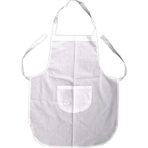 Gyerek kötény 44 x 52 cm, fehér