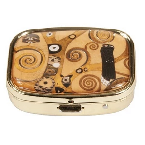 Gyógyszeres fémdoboz 5, 1x1, 8x3, 6cm klimt: Életfa
