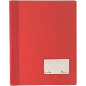 Gyorsfűző, A4 Durable extra erős, széles, piros DB268003