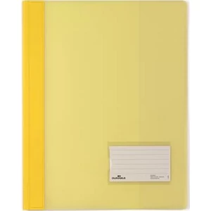 Gyorsfűző, A4 Durable extra erős, széles, sárga DB268004