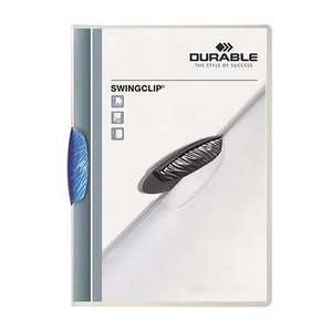 Gyorsfűző klipes A4 DURABLE Swingclip 30 kék