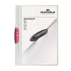 Gyorsfűző klipes A4 DURABLE Swingclip 30 rózsaszín