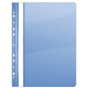 Gyorsfűző lefűzhető PVC Donau A4 kék 10db/csomag