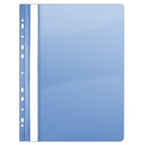 Gyorsfűző lefűzhető PVC Donau A4 kék 10db/csomag D1704K