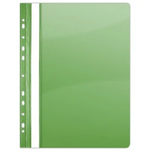 Gyorsfűző lefűzhető PVC Donau A4 Zöld 10db/csomag D1704Z