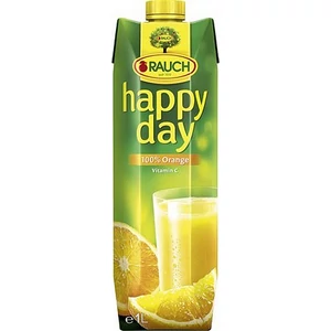 Gyümölcslé 100% Rauch 1l Happy day narancs KHI151