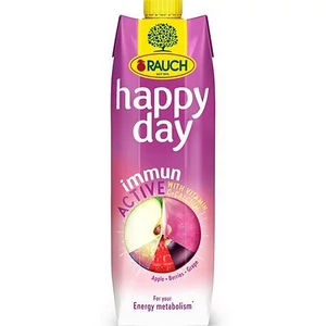 Gyümölcslé 60% 1l RAUCH Happy day Immun Active