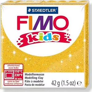Gyurma 42 g Fimo égethető Kids glitteres arany