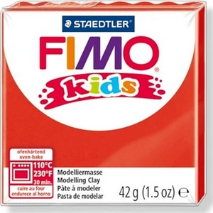 Gyurma 42 g Fimo égethető Kids piros FM80302