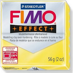Gyurma 56 g Fimo égethető Effect áttetsző sárga FM8020104
