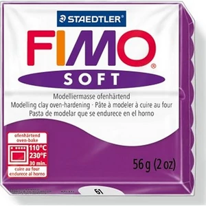 Gyurma 56 g Fimo égethető Soft bíborlila FM802061
