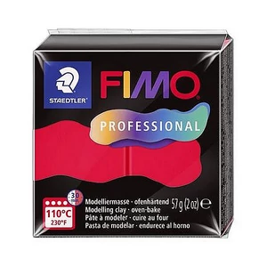 Gyurma 57g Fimo égethető, Professional, piros