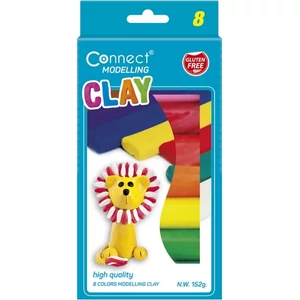 Gyurma Connect színes 152grm. 8 különböző színű