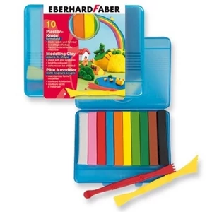 Eberhard Faber gyurma színes 14db plasztik +2db gyúrmakés E572010