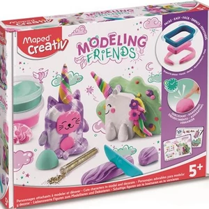 Gyurma készlet Maped levegőre száradó, MAPED CREATIV, Modelin Friends Magical, mágikus