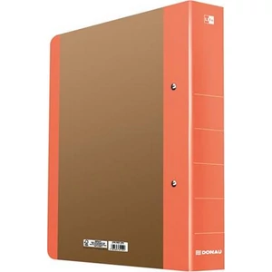 Gyűrűskönyv 2Dgy Donau Life 50mm A4 karton neon narancsárga Iratrendezés DONAU 3835001FSC-12