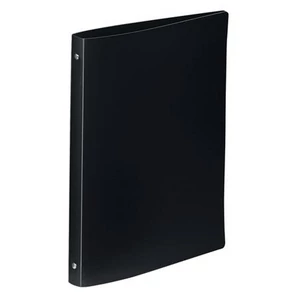 Gyűrűskönyv 4gy VIQUEL Standard 25mm A4 PP fekete Iratrendezés VIQUEL 020905-08