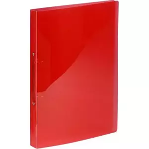Gyűrűskönyv A4 2gy. 20mm,Viquel PP,Propyglass, piros