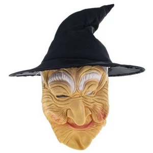 Halloween kalap maszkkal boszorkány