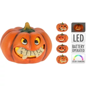 Halloween dekor kerámia '23 tök, ledes kpm