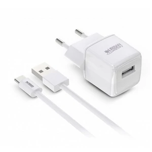 Hálózati töltő 1xUSB-A 12W USB-A–USB-C kábel URBAN FACTORY