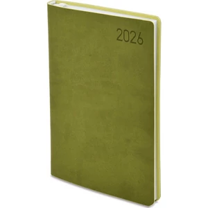 Határidőnapló A5 2026 M021 A5 Napi Zöld-Zöld Toptimer 2026 kollekció!