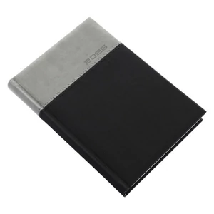Határidőnapló A/5 2026 napi 5321-43 LUX grafit Realsystem 2026 kollekció!