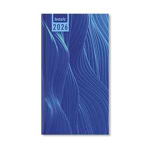 Határidőnapló Period 2026 Basic Zsebnaptár álló Blue papír P4114-4553