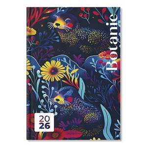 Határidőnapló Period 2026 Botanic B/6 heti Dark papír P4114-3433